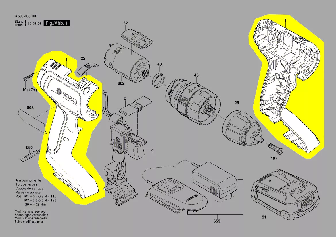 Coquille réf. 1 605 806 5VR Bosch